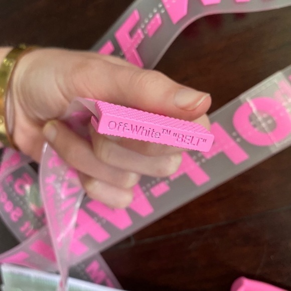 pink off white belt - Picture 8 of 8